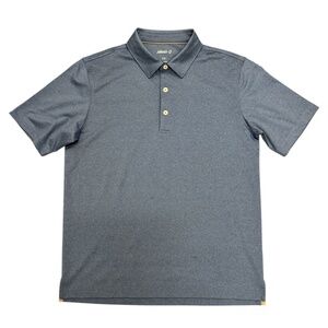 Johnnie-O Boys Performance Polo Blue/Dark Gray